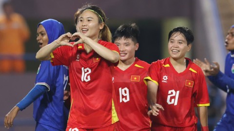  Kết quả ĐT nữ Việt Nam 7-0 ĐT nữ Maldives: Thắng đậm ở trận mở màn